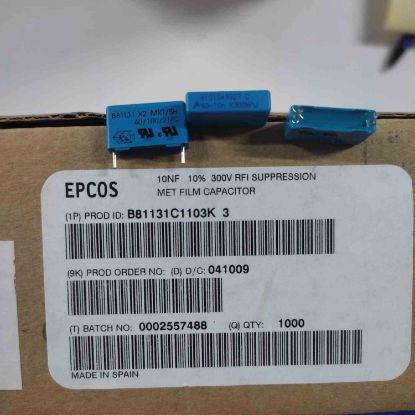 Picture of B81131C1103K3  0.01UF 300Vacx2 CAPACITOR