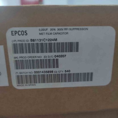 Picture of B81131C1224M 0.22UF 300VAC CAPACITOR