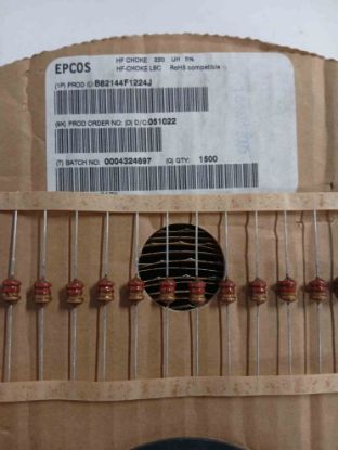 Picture of B82144F1224J 220UH %5 RF inductors - Leaded HF CHOKE