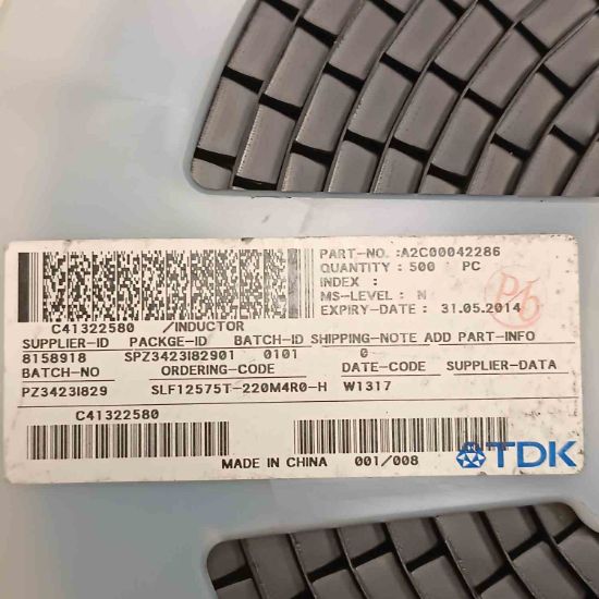 Picture of SLF12575T-220M4R0-H 22UH 4.0A 12.5x12.5x7.5mm INDUCTOR