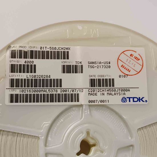 Picture of C2012CH1H560JTT000A 56UH 805 INDUCTOR