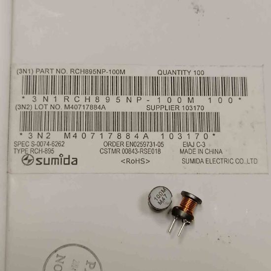 Picture of RCH895NP-100M 10UH 2.6A INDUCTOR