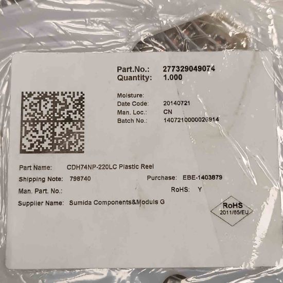Picture of CDH74NP-220LC 22UH 1.7A INDUCTOR