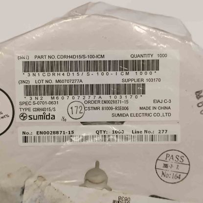 Picture of CDRH4D15/S-100-1MC 10UH 1,1A 4,4x4,4x1,7 INDUCTOR