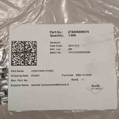 Picture of CDRH74NP-470MC 47UH 0,88A INDUCTOR