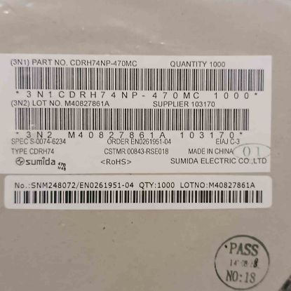 Picture of CDRH74NP-470MC 47UH 0,88A INDUCTOR