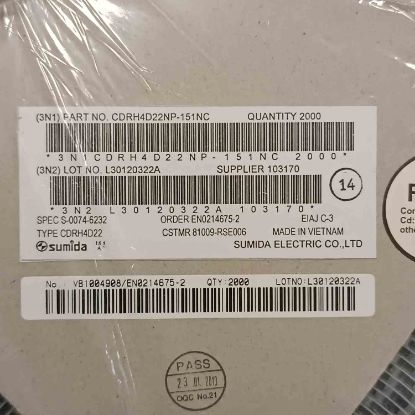 Picture of CDRH4D22NP-151NC 150UH 0,47A 5x5x2,4 INDUCTOR