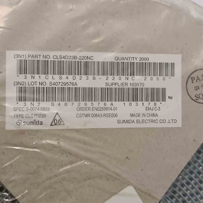 Picture of CLS4D23B-220NC 22UH 0.85A INDUCTOR