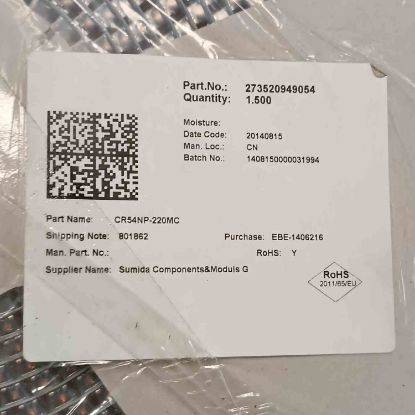 Picture of CR54NP-220MC 22UH 1.1A INDUCTOR