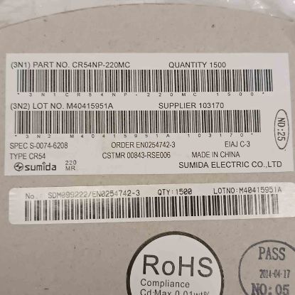 Picture of CR54NP-220MC 22UH 1.1A INDUCTOR