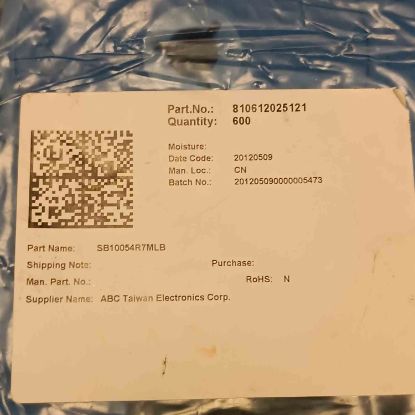 Picture of SB10054R7MLB 4,7UH 5,4A 10x12,7x5 INDUCTOR