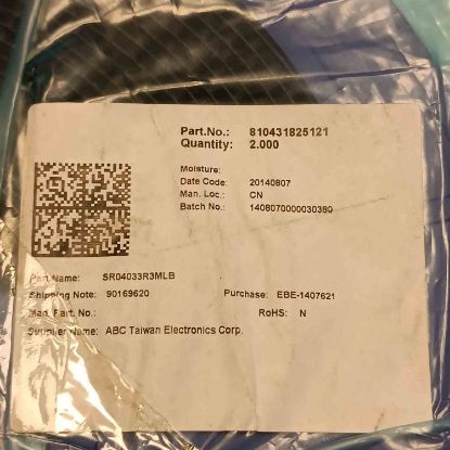 Picture of SR04033R3MLB 3,3uH 2,15A 4,5x4x3,2 INDUCTOR