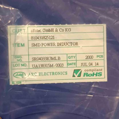 Picture of SR04033R3MLB 3,3uH 2,15A 4,5x4x3,2 INDUCTOR