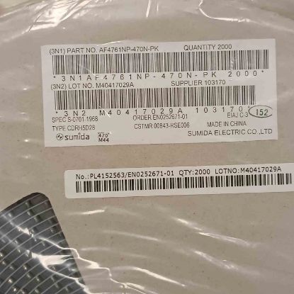 Picture of CDRH5D28NP-470NC 47UH 0.62A 6x6x3 INDUCTOR