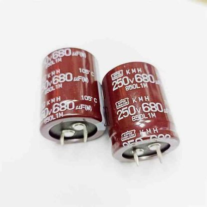 Picture of 680UF 250V 30x38mm 105 CAPACITOR