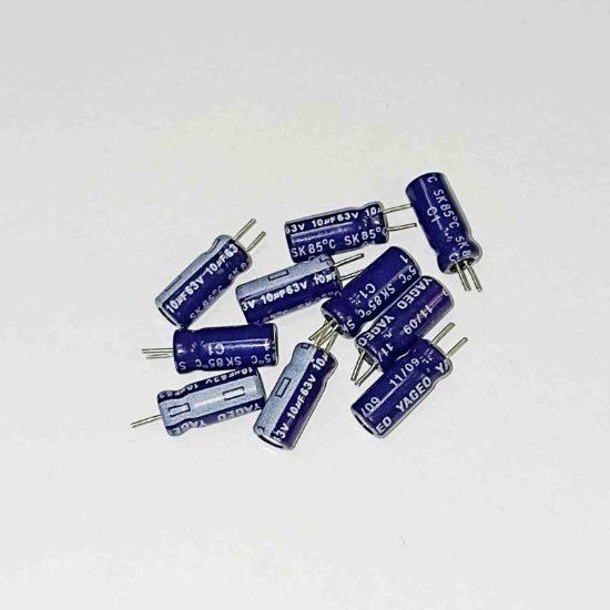 Picture of 10MF 63V 5x11 85 CAPACITOR