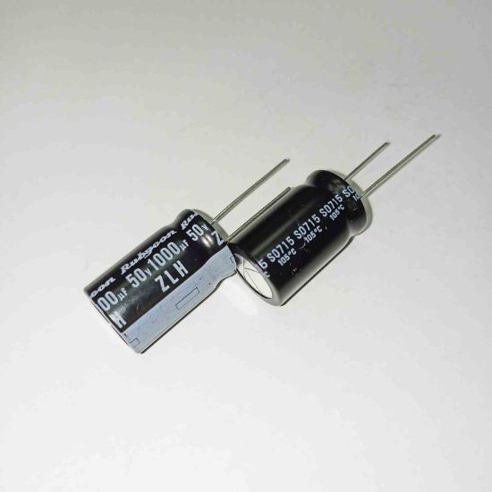 Picture of 1000UF 50V 16x26mm  105 CAPACITOR