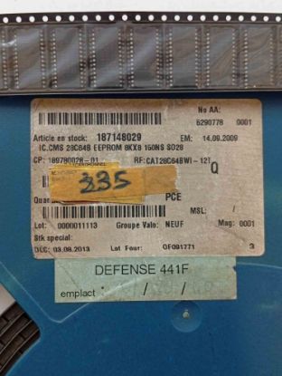 Picture of CAT28C64BWI-12T smd IC