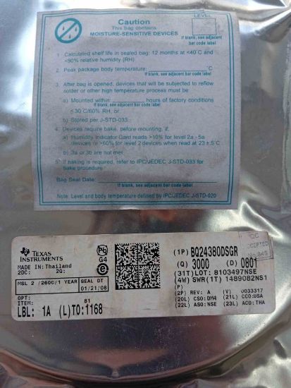 Picture of BQ24380DSGR IC
