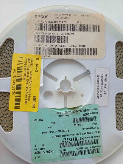 Picture of B82422-T1473K(47UH) 47UH 60mA SMD 47uH 60mA 10% 3.2x2.5mm SMD INDUCTOR