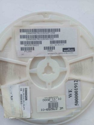 Picture of GRM39X7R 222K50PT 2200PF 50V 603 CAPACITOR