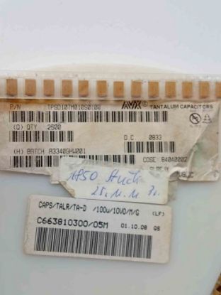 Picture of TPSD107M010S0100 100UF 10V    CAPACITOR