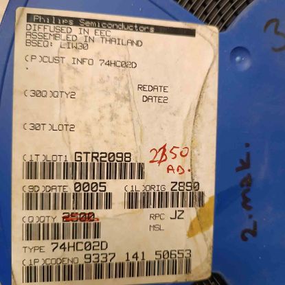 Picture of 74HC02D smd IC