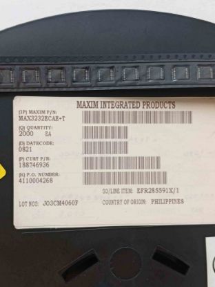 Picture of MAX3232ECAE+T IC