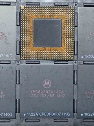 Picture of XPC8260ZU133A IC