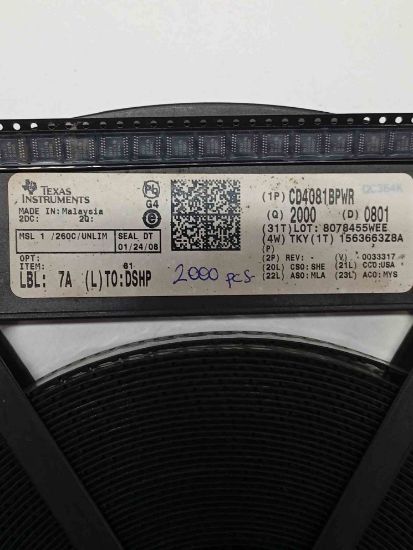 Picture of CD4081BPWR IC