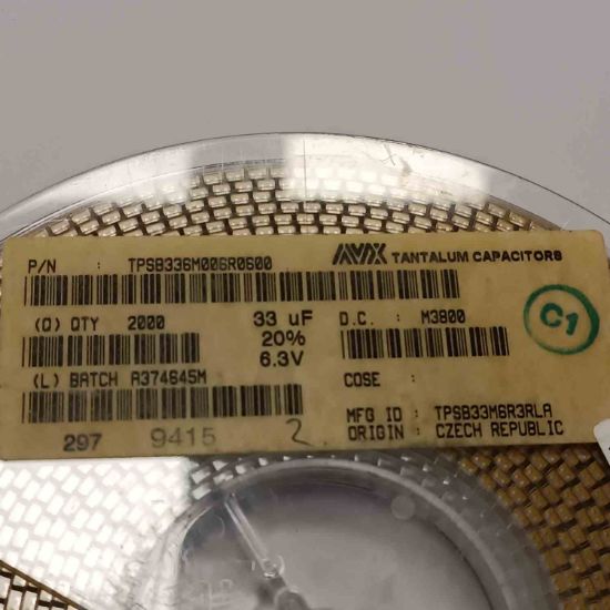 Picture of TPSB336M006 33UF 6.3V CAPACITOR