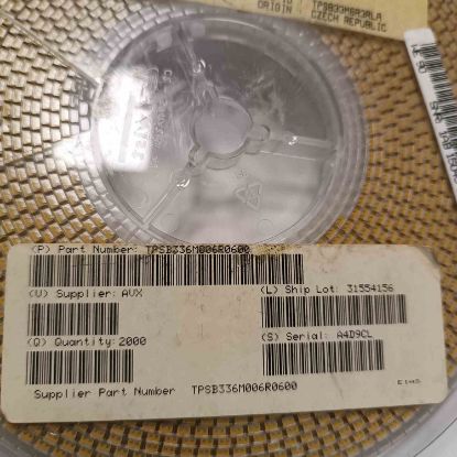 Picture of TPSB336M006 33UF 6.3V CAPACITOR