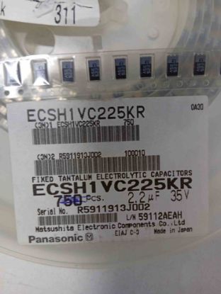 Picture of ECSH1VC225KR 2.2UF 25V  CAPACITOR