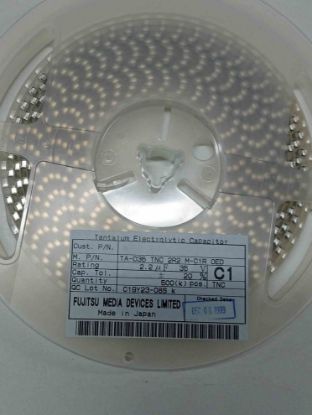 Picture of TA035TNC2R2MC1R 2.2UF 35V  CAPACITOR