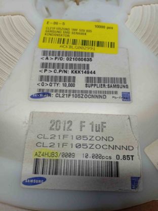 Picture of CL21F105Z0ND 1UF 50V 805 CAPACITOR