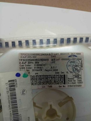 Picture of TP3C225M035C2900AS 2.2UF 25V   CAPACITOR