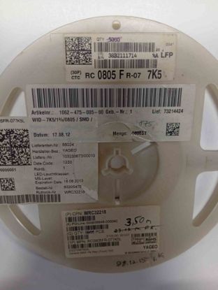 Picture of RC0805FR-077K5 7K5 805 RESISTOR