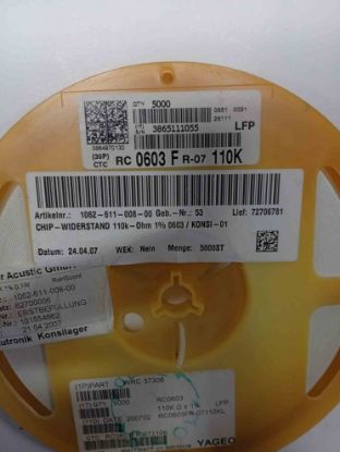 Picture of RC0603FR-07110K 110K 603 RESISTOR