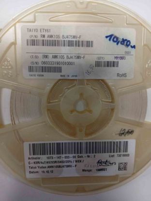 Picture of AMK105BJ475MV-F 4.7UF 4V 402