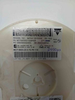 Picture of MCT06030D1102BP500 11K 603 RESISTOR