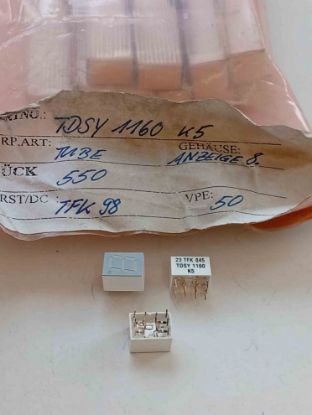 Picture of TDSY-1160-K5  YELLOW  7mm DISPLAY