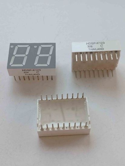 Picture of HDSP-K123 Red 7-Segment 2 Character Common Cathode 1.7V 5mA 0.670" 