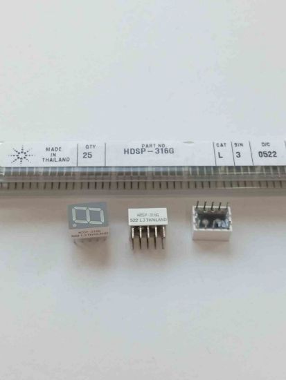 Picture of HDSP-316G  7 SEGMENT 10mm DISPLAY