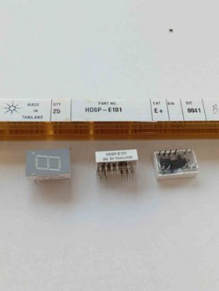 Picture of HDSP-E101  RED  7 SEGMENT 1 DIJIT ANOT DISPLAY