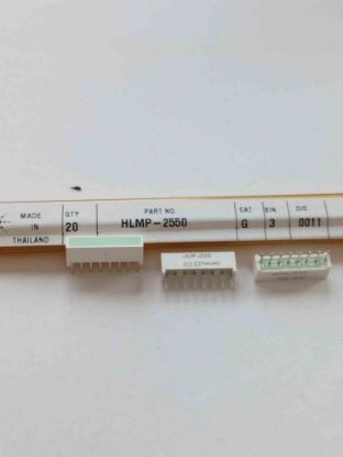 Picture of HLMP-2550 LED Bars & Arrays Green 1 Elemt 2.2 V 50 mcd