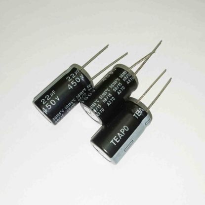 Picture of KSG226M450S1U5M25K       22UF 450V 16x25mm  105 CAPACITOR