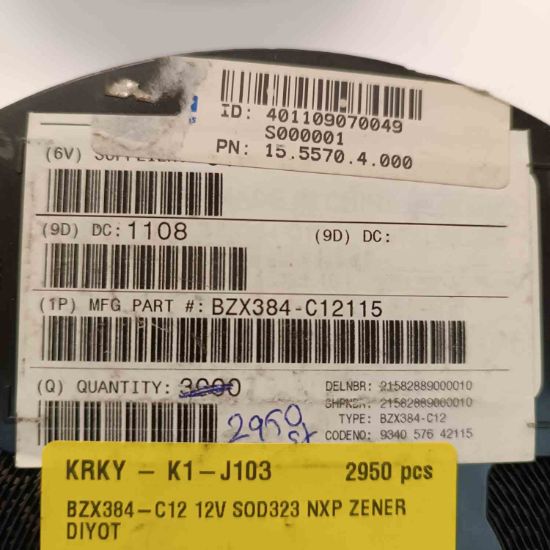 Picture of BZX384-C12 12V SOD323 DIODE