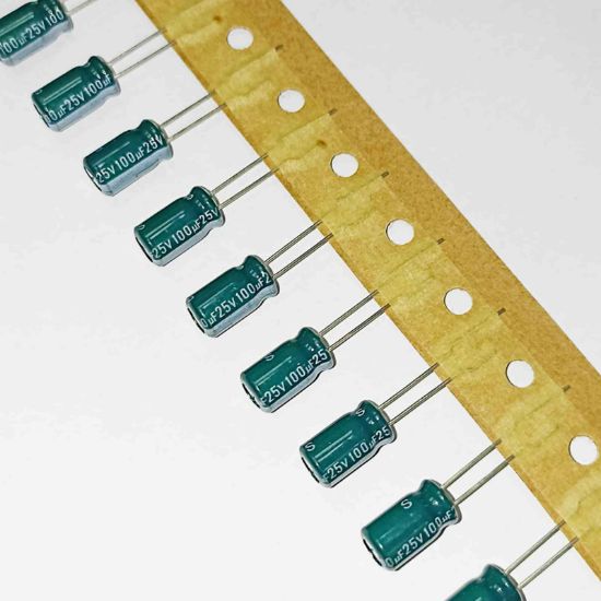 Picture of 100UF 25V 6x11mm  85 CAPACITOR