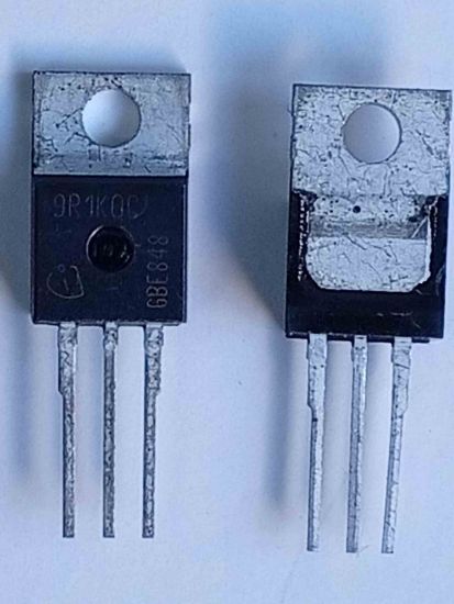 Picture of 9R1K0C 6A 900V TO220 TRANSISTOR