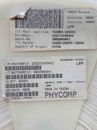 Picture of BF1206 5,9K OHM 5K9 1206 RESISTOR